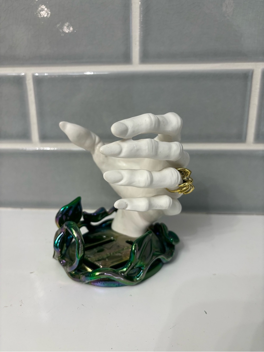 Bath & Body Works Halloween Ivy Witch Hand foaming soap holder